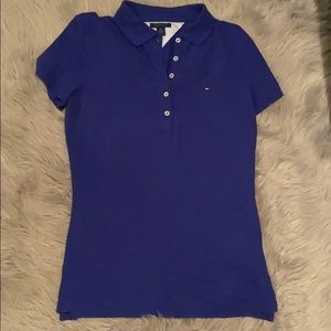 Collared blue shirt